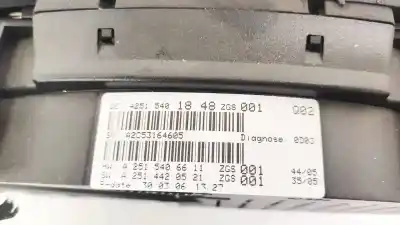 Second-hand car spare part dashboard for mercedes clase r (w251) 3.0 cdi cat oem iam references a2515401848  a2515406611, a2514420521