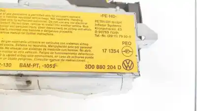 Автозапчасти б/у подушка безопасности передняя правая за volkswagen phaeton (3d1, 3d2, 3d3, 3d4, 3d6, 3d7, 3d8, 3d9) 3.0 v6 tdi 4motion ссылки oem iam 3d0880204d  171354