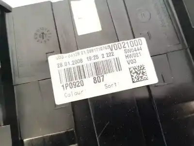 Peça sobressalente para automóvel em segunda mão quadrante por seat leon (1p1) 1.6 referências oem iam 1p0920807  v0021000