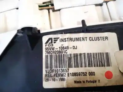 Peça sobressalente para automóvel em segunda mão quadrante por ford galaxy (vx) 1.9 tdi cat referências oem iam 7m0920801c  95vw-10849-dj