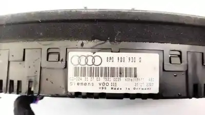 Автозапчастина б/у панель інструментів для audi a3 (8p) 2.0 16v fsi посилання на oem iam 8p0920930g  