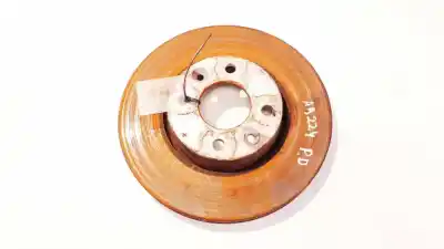 Peça sobressalente para automóvel em segunda mão disco de travão dianteiro por nissan note (e11e) 1.5 dci turbodiesel cat referências oem iam 