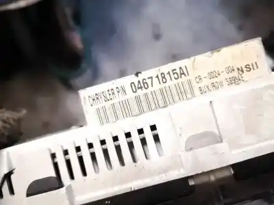 Peça sobressalente para automóvel em segunda mão quadrante por chrysler pt cruiser (pt) 2.2 crd touring referências oem iam 04671815ai  