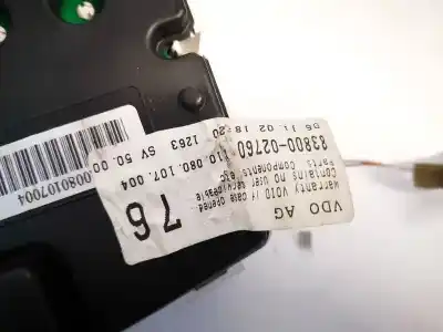 Peça sobressalente para automóvel em segunda mão quadrante por toyota corolla (e11) 2.0 d-4d linea sol referências oem iam 8380002760  83800-02760