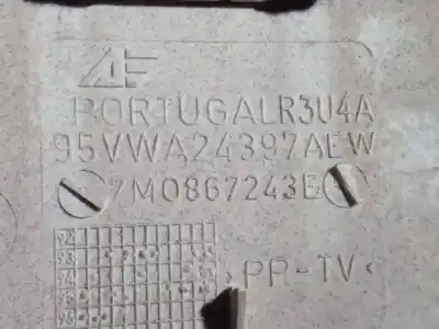 Pezzo di ricambio per auto di seconda mano plastica per ford galaxy (vx) 1.9 tdi cat riferimenti oem iam 7m0867243e  95vwa24397aew