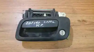 Peça sobressalente para automóvel em segunda mão Puxador Exterior Dianteiro Esquerdo por OPEL ZAFIRA, A 1999.04 - 2003.11 1.6 16V 74KW 1999.04 - 2005.06 Referências OEM IAM   