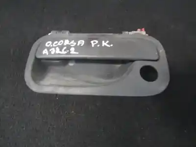 Peça sobressalente para automóvel em segunda mão Puxador Exterior Dianteiro Esquerdo por OPEL CORSA B 1.2 16V CAT (X 12 XE / LW4) Referências OEM IAM   