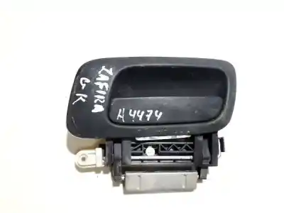 Second-hand car spare part exterior left rear door handle for opel zafira a 2.0 dti oem iam references 