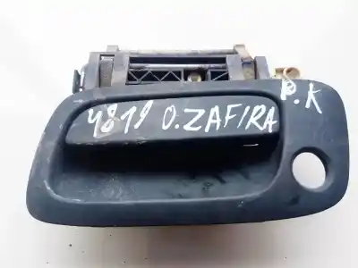 Peça sobressalente para automóvel em segunda mão puxador exterior dianteiro esquerdo por opel zafira a 2.0 dti referências oem iam gm712