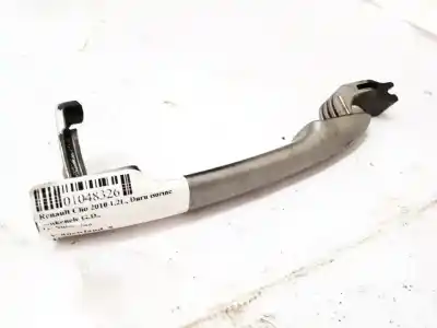 Peça sobressalente para automóvel em segunda mão puxador exterior traseiro direito por renault clio, 2009.06 - 2012.11 facelift 1.2 16v 76kw 2010.09 - 2012.11 referências oem iam 