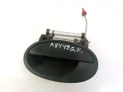 Peça sobressalente para automóvel em segunda mão puxador exterior traseiro esquerdo por opel meriva 1.6 cat (z 16 se / l55) referências oem iam 22175