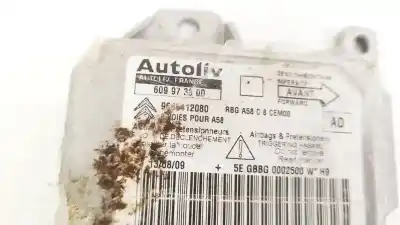 Автозапчастина б/у блок управління подушками безпеки для citroen c3 picasso (sh_) 1.4 vti 95 посилання на oem iam 609973800  9666412080