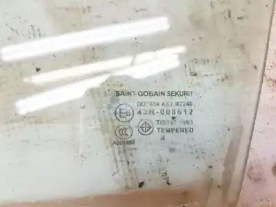 Second-hand car spare part left front glass window for mazda 3 (bk) 1.6 di turbo oem iam references   