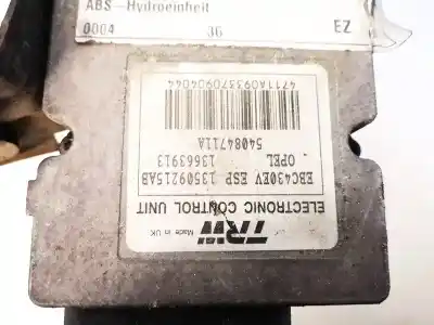 Автозапчастина б/у абс для opel vectra c (z02) 2.2 dti 16v (f69) посилання на oem iam 13136694  13663913, 13509215ab, 54084711a