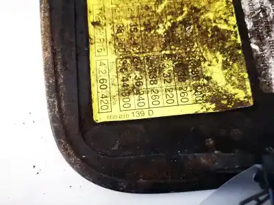 Автозапчасти б/у крышка бензобака за audi a4, b5 1994.11 - 1999.09 1.6 74kw 1994.11 - 2000.10 ссылки oem iam 8d0010139d  