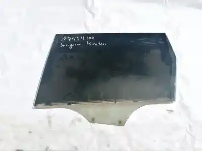 Second-hand car spare part rear left glass window for ssangyong rexton / rexton ii (gab_) 2.7 xdi 4x4 oem iam references 
