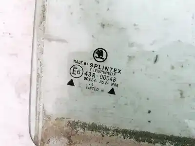 Автозапчастина б/у задне праве скло для skoda fabia (6y2/6y3) 1.4 посилання на oem iam   