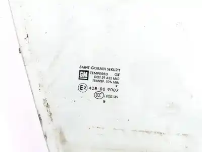 Second-hand car spare part front right glass window for opel corsa d 1.3 16v cdti oem iam references   