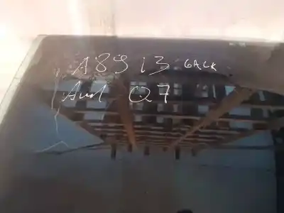 Second-hand car spare part rear left glass window for audi q7 (4l) 3.0 tdi oem iam references   
