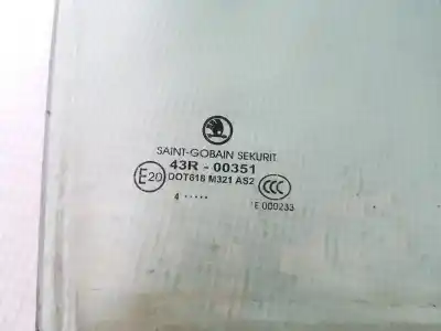Автозапчастина б/у задне праве скло для skoda fabia (6y2/6y3) 1.2 12v посилання на oem iam as2  