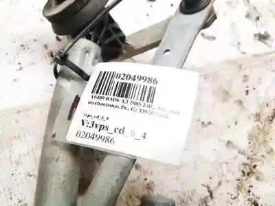 Second-hand car spare part front windscreen wiper linkage for bmw x3 (e83) 2.0d oem iam references 3397020616  61.61-7051670