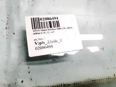 Автозапчасти б/у заднее левое окно за smart forfour 1.1 cat ссылки oem iam dot24as2m68  dot24-as2-m68