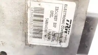 Second-hand car spare part abs for opel vectra c (z02) 2.2 dti 16v (f69) oem iam references 13509201  13663901, 09191497