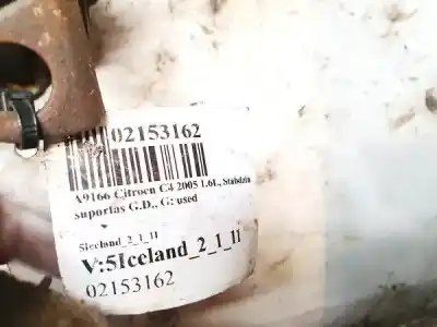 Автозапчастина б/у задній правий гальмівний супорт для citroen c4 i (lc_) 1.6 hdi посилання на oem iam   