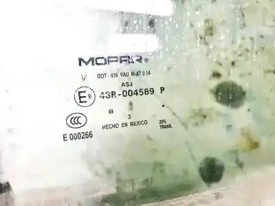 Second-hand car spare part rear left glass window for dodge journey 2.0 16v crd cat oem iam references dot476vaumat014  as3, 43r-004589p