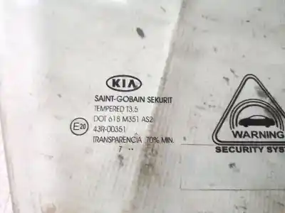Peça sobressalente para automóvel em segunda mão vidro dianteiro esquerdo por kia ceed (ed) 1.6 crdi 115 referências oem iam as2  