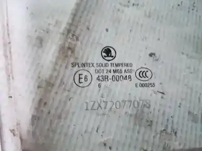 Gebrauchtes Autoersatzteil hinteres rechtes fenster zum skoda octavia combi (1z5) 1.9 tdi dpf oem-iam-referenzen as2  