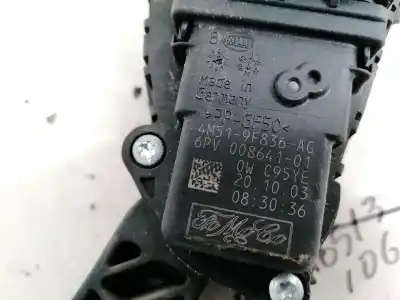 Автозапчасти б/у педаль газа за mazda 3 (bk) 1.6 di turbo ссылки oem iam 4m519f836ag  4m51-9f836-ag, 6pv00864101