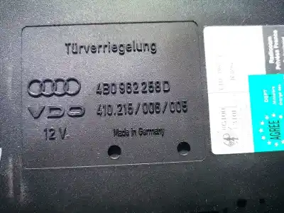 Автозапчасти б/у комфортный модуль за audi a6 avant (4b5) 2.7 t quattro ссылки oem iam 4b0962258d  410.215006005