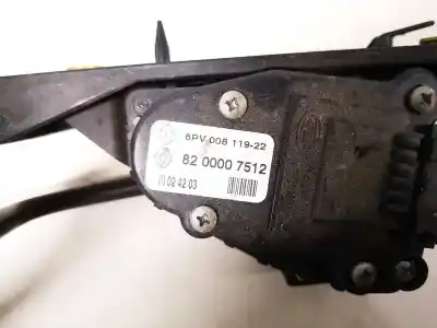 Second-hand car spare part accelerator pedal for renault espace iv (jk0) 2.2 dci turbodiesel oem iam references 8200007512  9pv008119-22