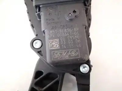 Автозапчасти б/у педаль газа за ford focus c-max (cap) 1.6 tdci cat ссылки oem iam 4m519f836ah  4m51-9f836-ah, 6pv008641-01