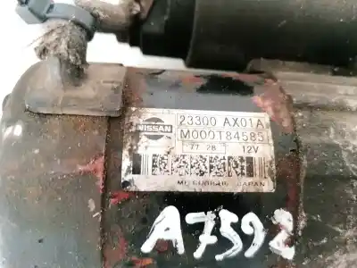 Peça sobressalente para automóvel em segunda mão motor de arranque por nissan note (e11e) 1.4 cat referências oem iam 23300ax01a  m000t84585