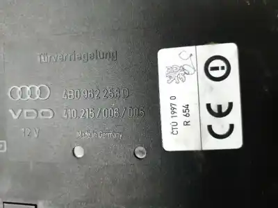 Автозапчасти б/у комфортный модуль за audi a6, c5 2001.08 - 2005.01 facelift 1.8 t 110kw 1997.01 - 2005.01 ссылки oem iam 4b0962258d  410.215006005