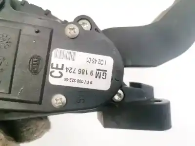 Second-hand car spare part accelerator pedal for opel vectra c (z02) 2.2 dti 16v (f69) oem iam references 9186724  pv00832200