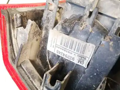 Peça sobressalente para automóvel em segunda mão farolim traseiro direito por opel meriva 1.6 16v referências oem iam 93294346  89398085