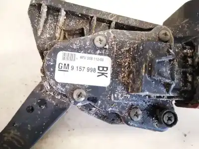 Second-hand car spare part accelerator pedal for opel astra g caravan 1.7 16v dti cat (y 17 dt / lr6) oem iam references 9157998  9157998bk, 6pv00811200