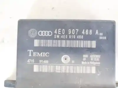 Second-hand car spare part comfort module for audi a8 (4e2) 3.7 quattro oem iam references 4e0907468a  