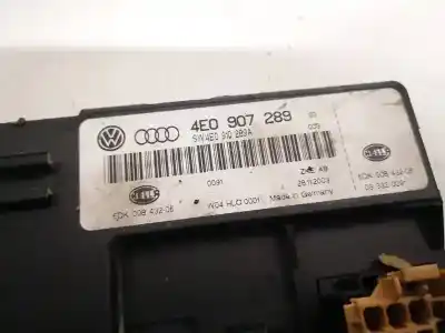 Peça sobressalente para automóvel em segunda mão módulo de confort / bsi /bcm por audi a8, d3 2002.09 - 2005.6 4.2 quattro 246kw 2002.10 - 2010.07 referências oem iam 4e0907289  4e0910289a, 5dk008432-05