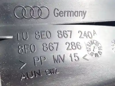 Автозапчастина б/у пластика для audi a4 b7 (8ec) 2.0 tdi quattro посилання на oem iam 8e0867286  8e0867240