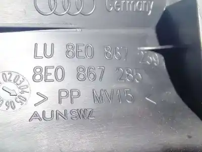 Автозапчастина б/у пластика для audi a4 b7 (8ec) 2.0 tdi quattro посилання на oem iam 8e0867285  8e0867239