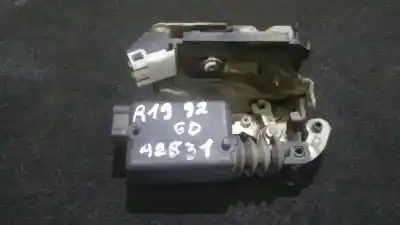 Peça sobressalente para automóvel em segunda mão fechadura da porta traseira direita por renault 19, 1992.06 - 1995.10 1.8 66kw 1992.04 - 1995.12 referências oem iam 