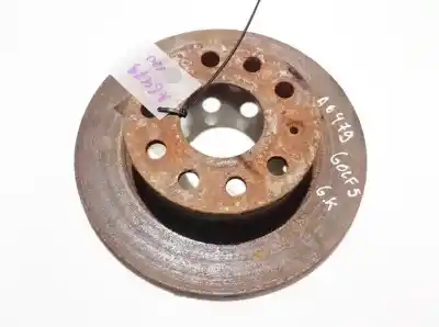 Автозапчастина б/у диск задній гальмовий для volkswagen golf v variant (1k5) 1.9 tdi посилання на oem iam 