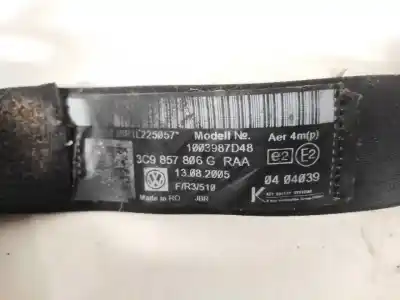 Автозапчасти б/у задний правый ремень безопасности за volkswagen passat b6 variant (3c5) 2.0 fsi ссылки oem iam 3c9857806g  1003987d48