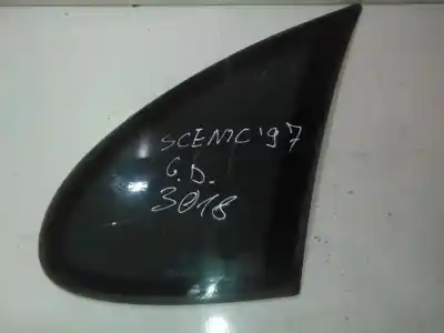 Second-hand car spare part right rear triangle quarter glass for renault megane i scenic (ja0) 1.9 dtrn oem iam references 