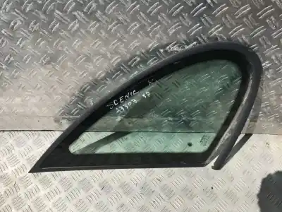 Second-hand car spare part left rear triangle quarter glass for renault megane i scenic (ja0) 1.9 d kaleido oem iam references 
