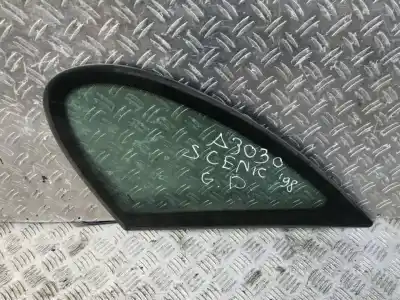 Second-hand car spare part right rear triangle quarter glass for renault megane i scenic (ja0) 1.6 oem iam references 